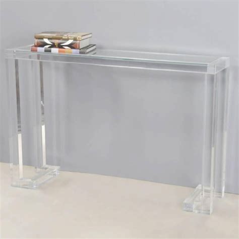 10 Ideas Of Clear Console Tables