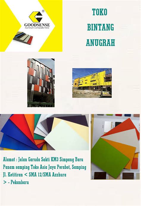 Aluminium Composite Panel Goodsense Bintang Anugrah Keramik Pekanbaru