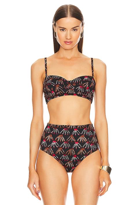 Ulla Johnson Zahara Bikini Top In Quince REVOLVE