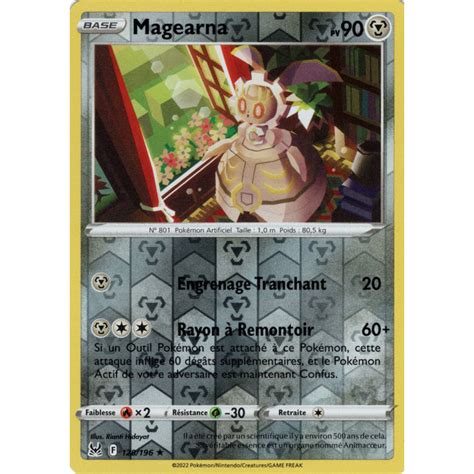 Magearna 128 196 Holo Reverse Origine Perdue EB11 Carte