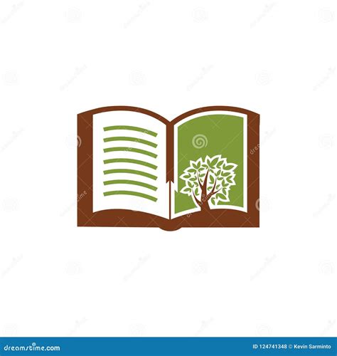 Book tree logo stock vector. Illustration of concept - 124741348