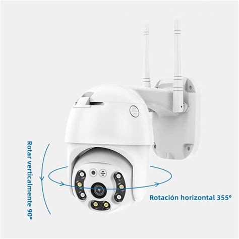 C Mara Ip Robotizada Seguridad Wifi Inal Mbrica P Cuotas Sin