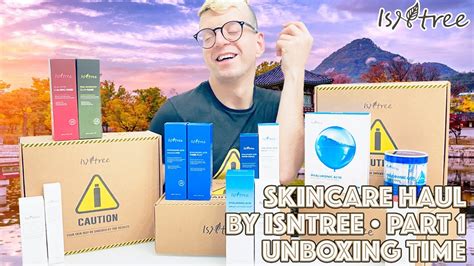 Korean 🇰🇷 Skincare 🧴 Haul By Isntree • Pt 1 • Unboxing 📦 • By Simiuk Youtube