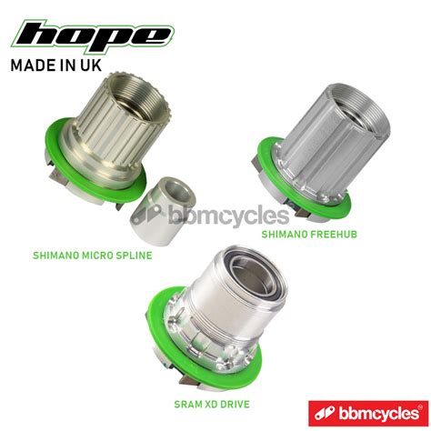 Hope Aluminium Freehub Body Hg Shimano Sram Speed For Rs Hub