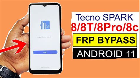 Tecno Spark 8 8T 8pro 8c FRP Bypass Tecno KG6p Google Account Remove