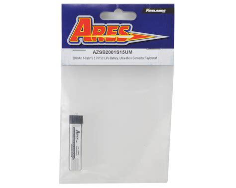 Official Ares 1S 15C LiPo Battery W Ultra Micro Connector 3 7V 200mAh