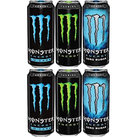 Monster Energy Variety Pack Energy Lo Carb Zero Sugar Classic