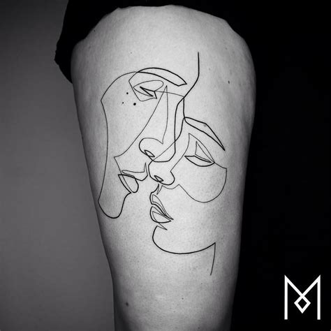 Minimalistic One Line Tattoos By Mo Gangi Ego AlterEgo