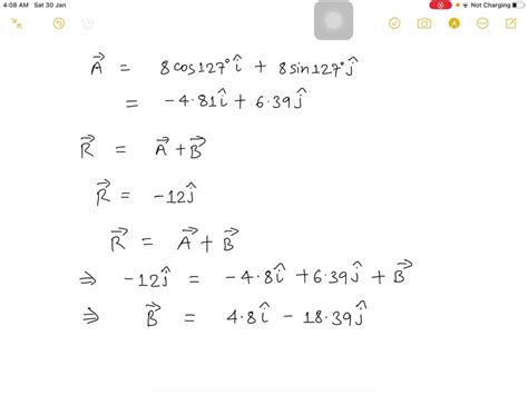 Vector A Has Magnitude M And Is In The X Y Plane At An Angle Of