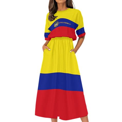 Colombian Dress, Colombia, Flag, Women, Ladies, Teens, Girls, Colombia Flag, Gifts, Colombian ...