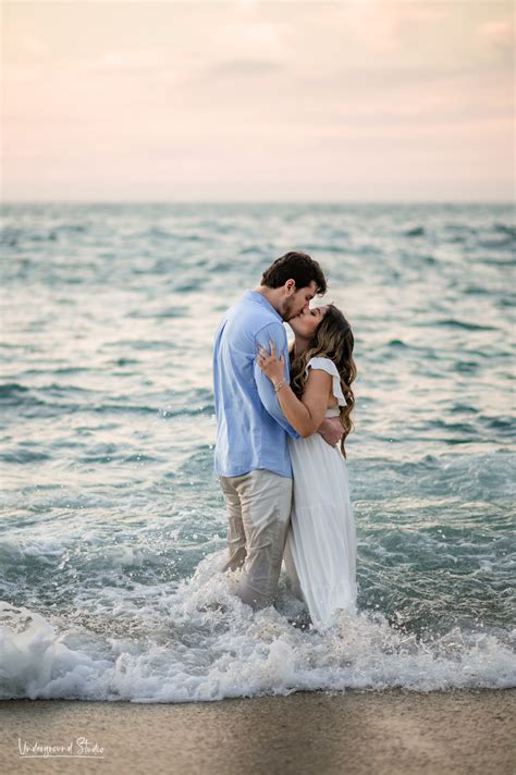 Engagement Photos In Conchas Chinas Beach Puerto Vallarta Destination