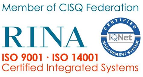 CERTIFICAZIONE RINA ISO9001 2015