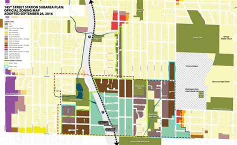 City Of Shoreline Adopted Zoning Map 145th Street