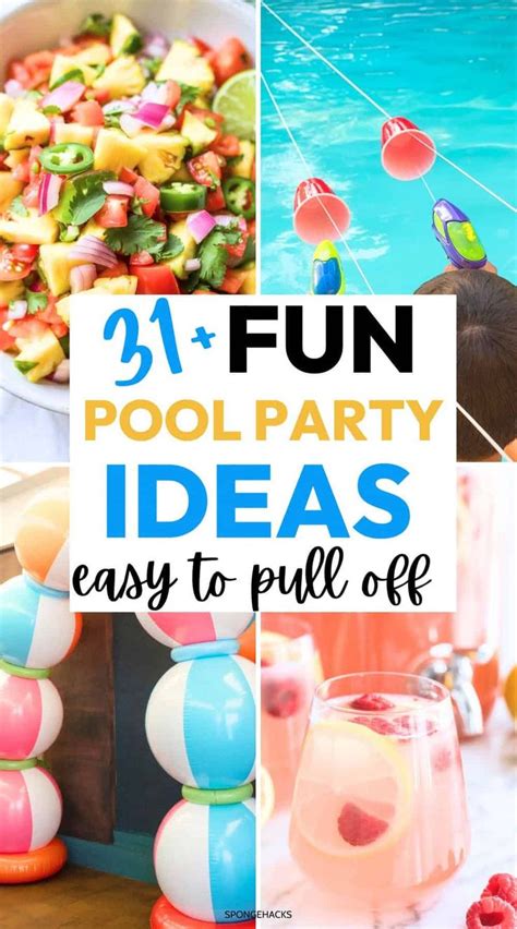 Fun And Festive Pool Party Ideas That Are Easy To Pull Off Pool Party