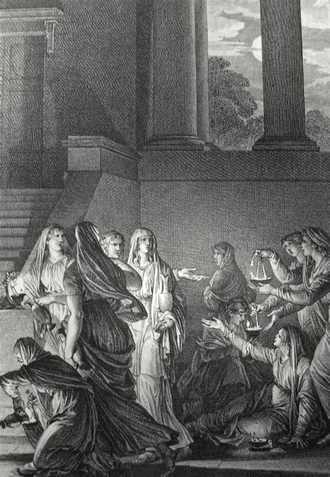 Phillip Medhurst Presents Matthew S Gospel Bowyer Bible Print 4165 The Parable Of The Ten