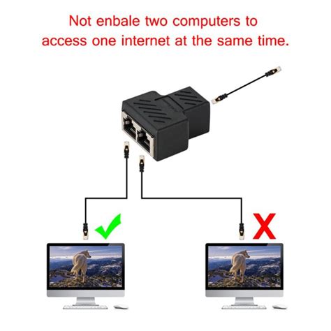 Naar Manieren Rj Lan Netwerk Splitter Dubbel Vicedeal