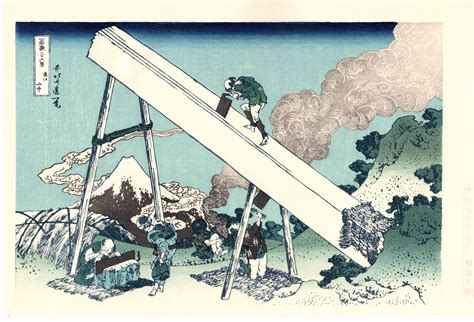 Hokusai, mount Fuji From the Mountains of Tōtōmi - Etsy