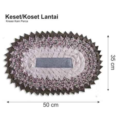 Jual Keset Kaki Tenun Keset Rajut Keset Anyaman Kain Perca Murah