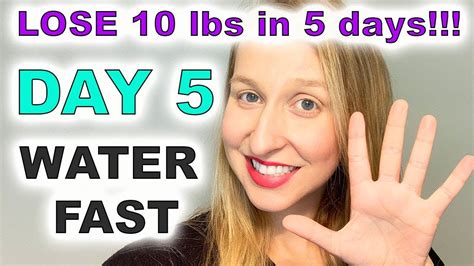 Water Fast Day 5 Fast With Me Daily Vlog I Lost 10 Lbs In 5 Days