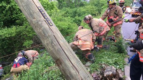 Person Rescued After Car Goes Down Embankment In Millvale