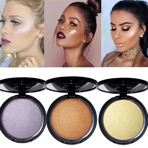 Face Makeup Bronzer Highlighter Palette Colors Metallic Shimmer