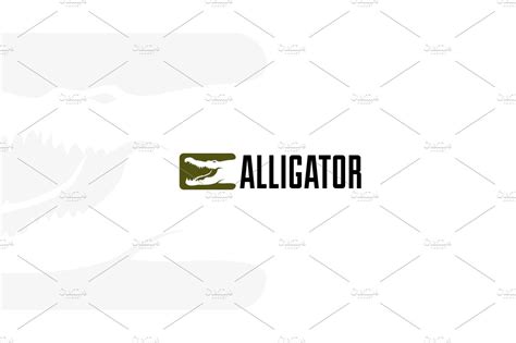 Alligator Logo | Illustrator Templates ~ Creative Market