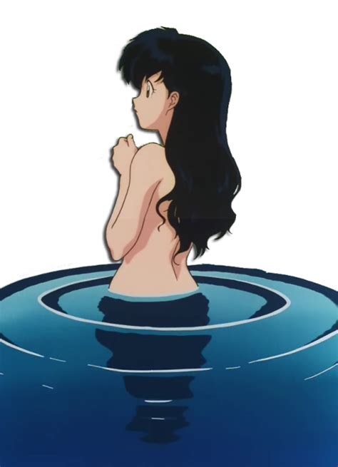 Rule 34 1girls Artist Request Bathing Black Hair Female Female Only Higurashi Kagome Inuyasha