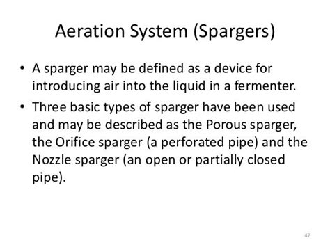 Basic Design Of A Fermenter