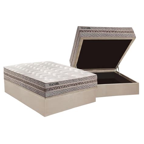 Cama Box Baú Casal Colchão Molas Paropas MasterPocket Ensacadas