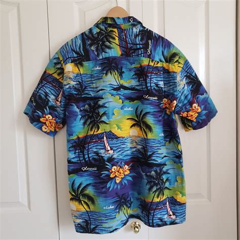 Vintage 90s Royal Hawaiian Creations Mens Button Up C… Gem