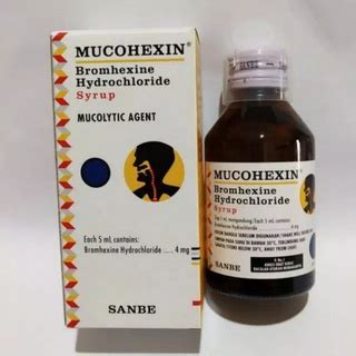 Jual MUCOHEXIN SIRUP 120 ML Obat Batuk Berdahak Pengencer Dahak