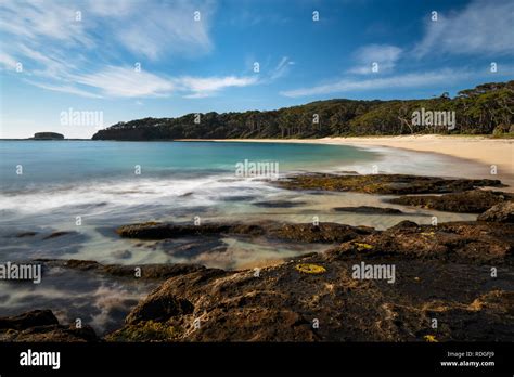 beautiful depot beach  murramarang national park stock photo alamy