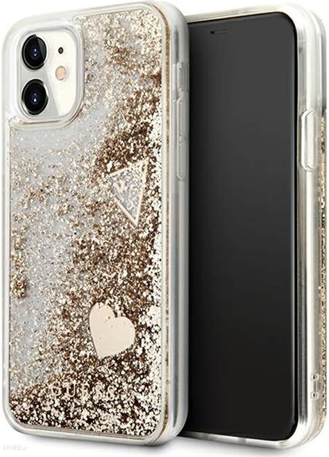 Guess Guohcn61Glhflgo Iphone 11 Xr 6 1 Gold Złoty Hardcase Glitter