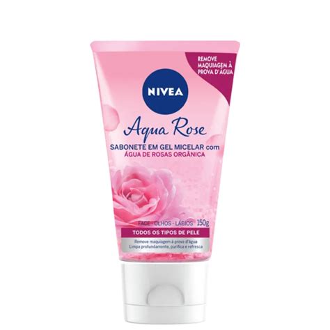 Sabonete Facial Em Gel Micelar Aqua Rose Nivea 150g