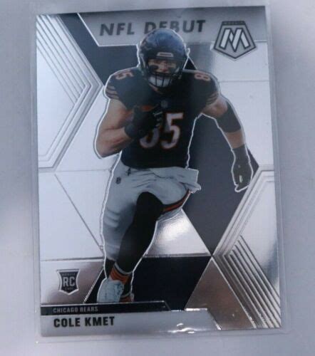 Cole Kmet Panini Mosaic Rookie Rc Nfl Debut Chicago Bears Football