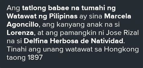 Sino Ang Nagtahi Ng Watawat Ng Pilipinas I Need It Now Brainlyph