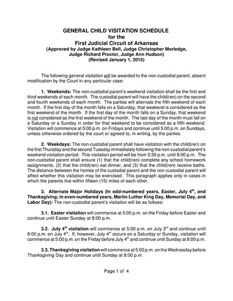 Alamance County Jail: Visitation Schedule and Inmate Guidelines 24