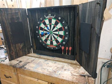 Rustic Dart Board Cabinet | Etsy