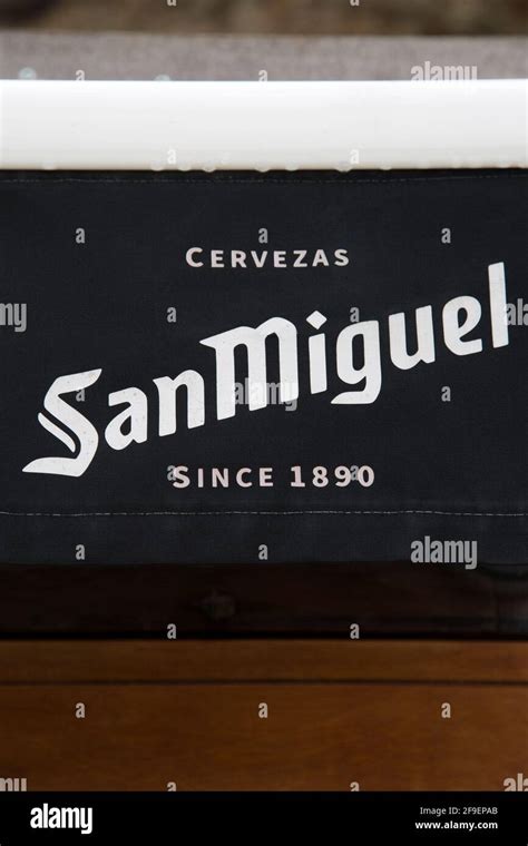 san miguel logo  res stock photography  images alamy