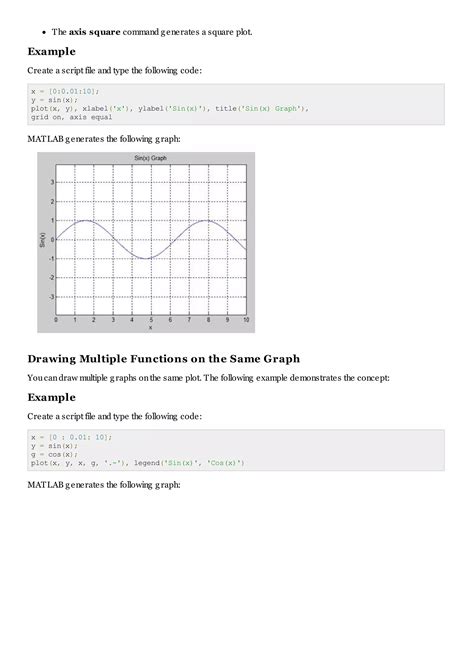 Matlab plotting | PDF