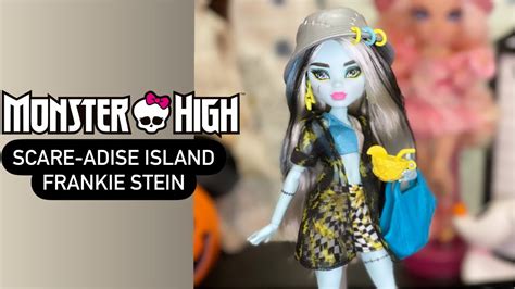 Monster High Scare Adise Island Frankie Stein Unboxing And Review