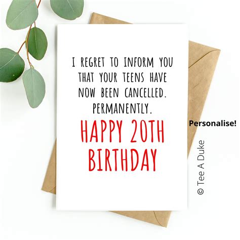 happy 20th birthday 3