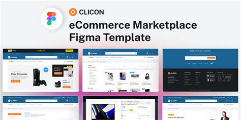 Clicon Ecommerce Marketplace Website Figma Template Figma