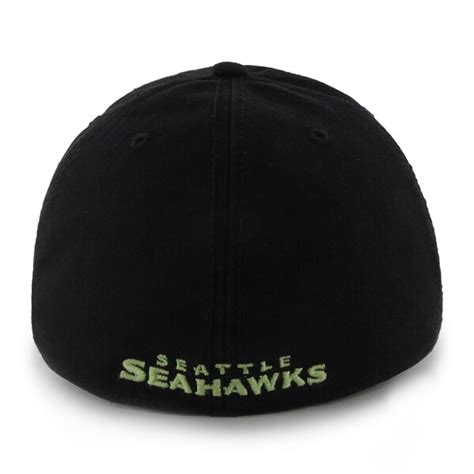 Mens Seattle Seahawks '47 Brand Black Franchise Fitted Hat - NFLShop.com