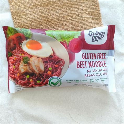 Ladang Lima Mie Sayur Instan Bebas Gluten Gluten Free Noodle 76g