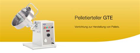 Pelletierteller Gte Erweka Gmbh