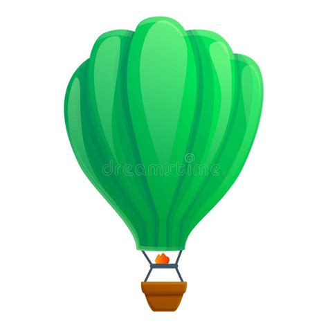 Icono De Globo Aerost Tico De Viaje Estilo De Caricatura Ilustraci N