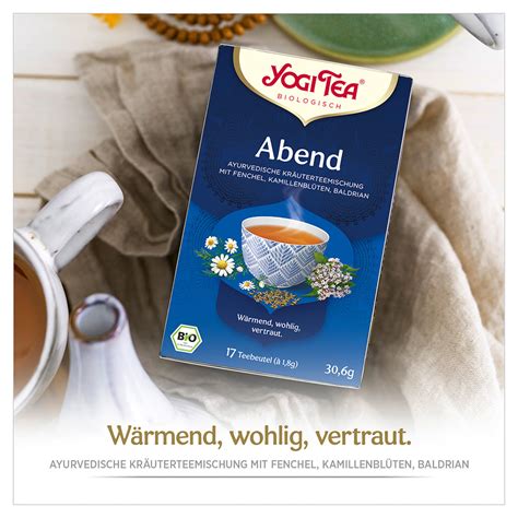 YOGI TEA Abend Tee Bio Filterbeutel 17x1 8 Gramm Medpex