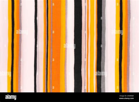 Vintage Colored Orange Fabric Abstract Line Pattern Stripe Textile