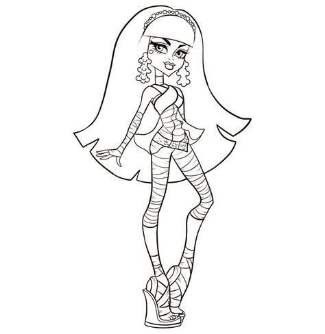 Dibujo De Monster High Cleo De Nile Para Colorear Images And Photos Sexiz Pix